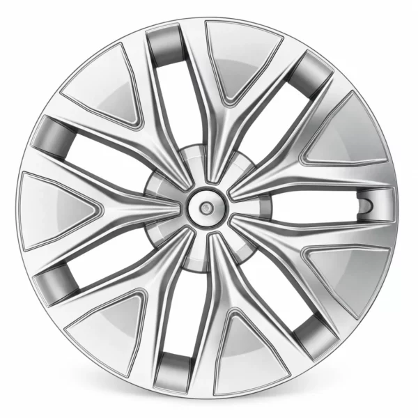 Enjoliveur style nouveau Model Y Performance argent uni pour Tesla Model Y, jante 19 pouces