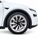 Anneau de protection de jante argent pour Tesla Model Y, jante 20 pouces