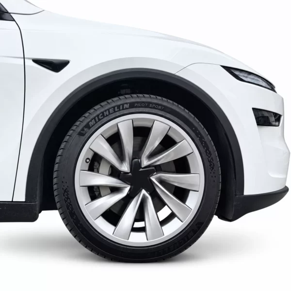 Anneau de protection de jante argent pour Tesla Model Y, jante 20 pouces
