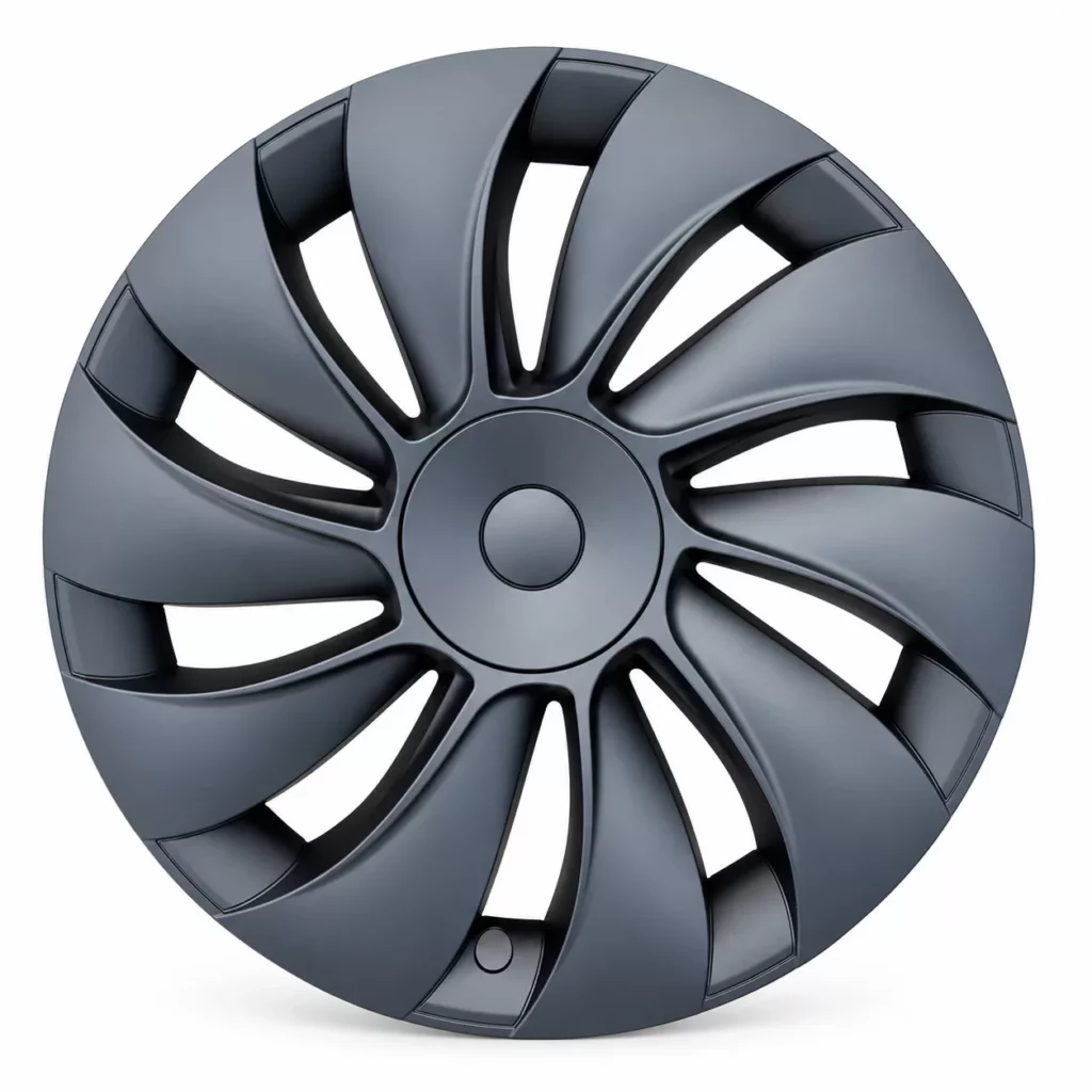 Enjoliveur Cyclone noir mat pour Tesla Model Y, jante 19 pouces