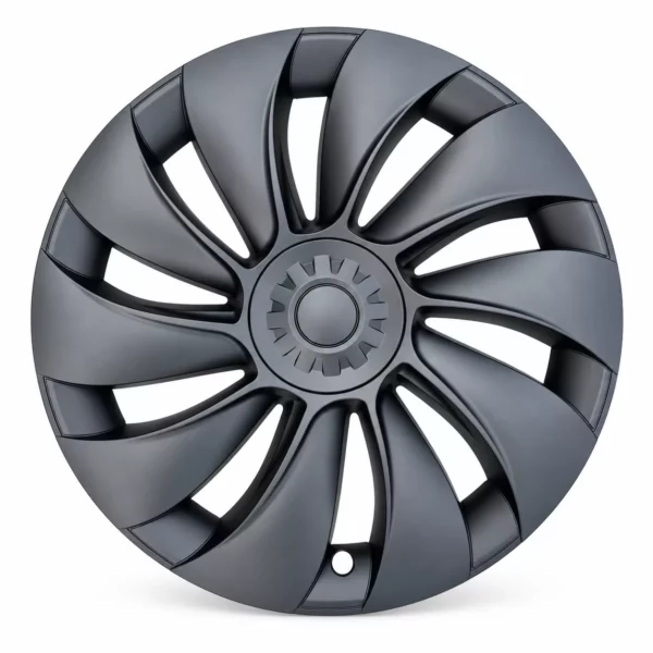 Enjoliveur Cyclone noir mat pour Tesla Model Y, jante 19 pouces