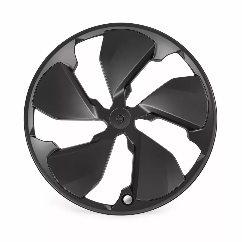 Enjoliveur design croisé noir mat pour Tesla Model Y, jante 19 pouces