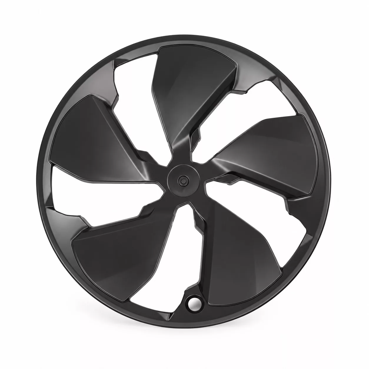 Enjoliveur — design croisé — Model Y — 19 pouces — Noir mat Enjoliveur design croisé noir mat pour Tesla Model Y, jante 19 pouces