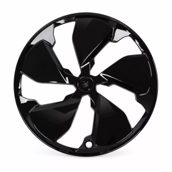 Enjoliveur design croisé noir brillant pour Tesla Model Y, jante 19 pouces