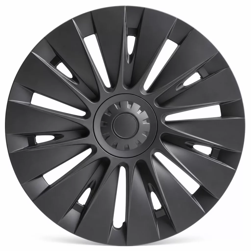 Enjoliveur Apollon Sport bord droit noir mat pour Tesla Model Y, jante 19 pouces