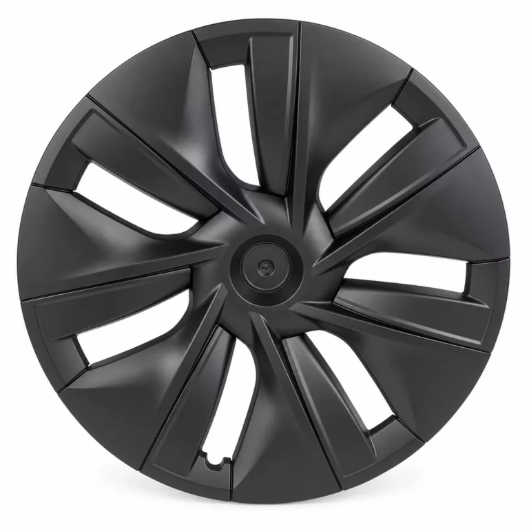 Enjoliveur style d’origine bord intégral noir mat pour Tesla Model Y, jante 19 pouces