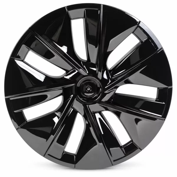Enjoliveur style d’origine bord intégral noir brillant pour Tesla Model Y, jante 19 pouces