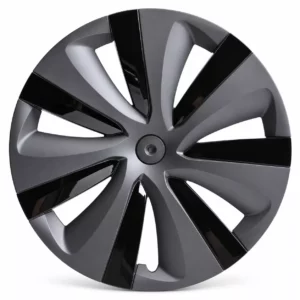 Enjoliveur Tempête noir / gris pour Tesla Model Y, jante 19 pouces