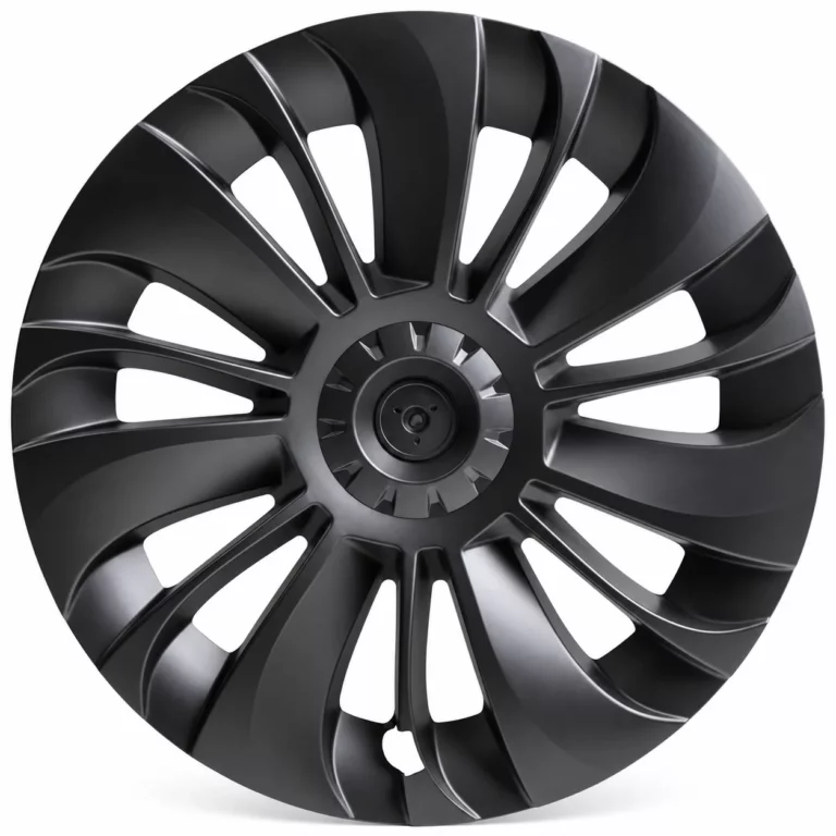 Enjoliveur Hélice symétrique noir mat pour Tesla Model Y, jante 19 pouces