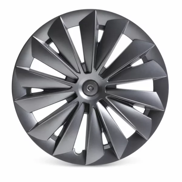 Enjoliveur Lame d’épée gris canon pour Tesla Model Y, jante 19 pouces