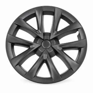 Enjoliveur Toile d’araignée génération 1 noir mat pour Tesla Model 3, jante 18 pouces
