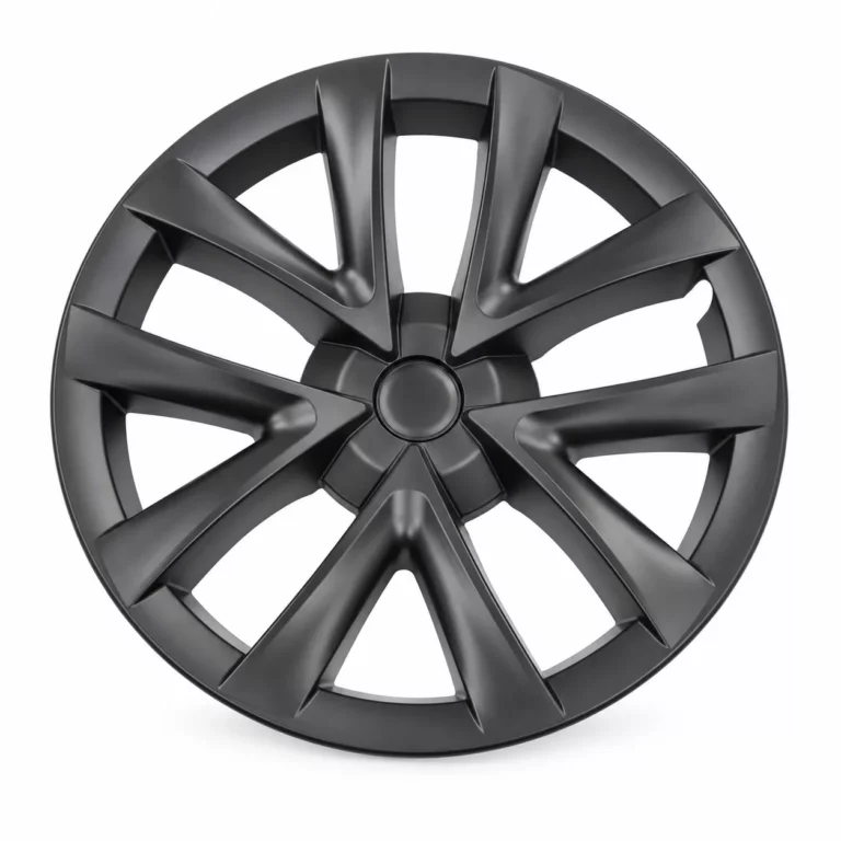Enjoliveur Toile d’araignée génération 1 noir mat pour Tesla Model 3, jante 18 pouces