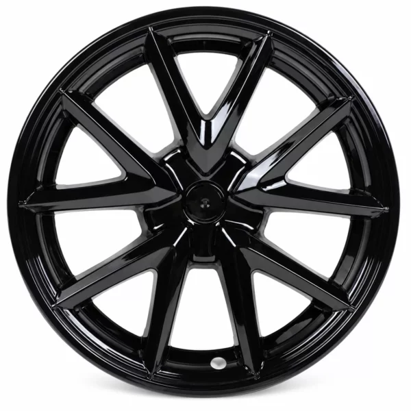 Enjoliveur Sport avec rebord noir brillant pour Tesla Model 3, jante 18 pouces