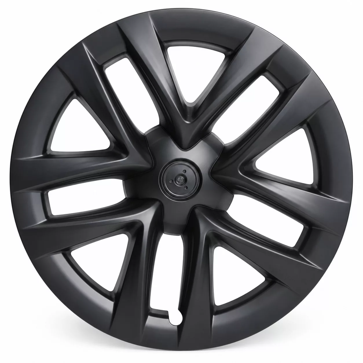 Enjoliveur — Toile d’araignée, génération 2 — Model 3 — 18 pouces — Noir mat Enjoliveur Toile d’araignée génération 2 noir mat pour Tesla Model 3, jante 18 pouces