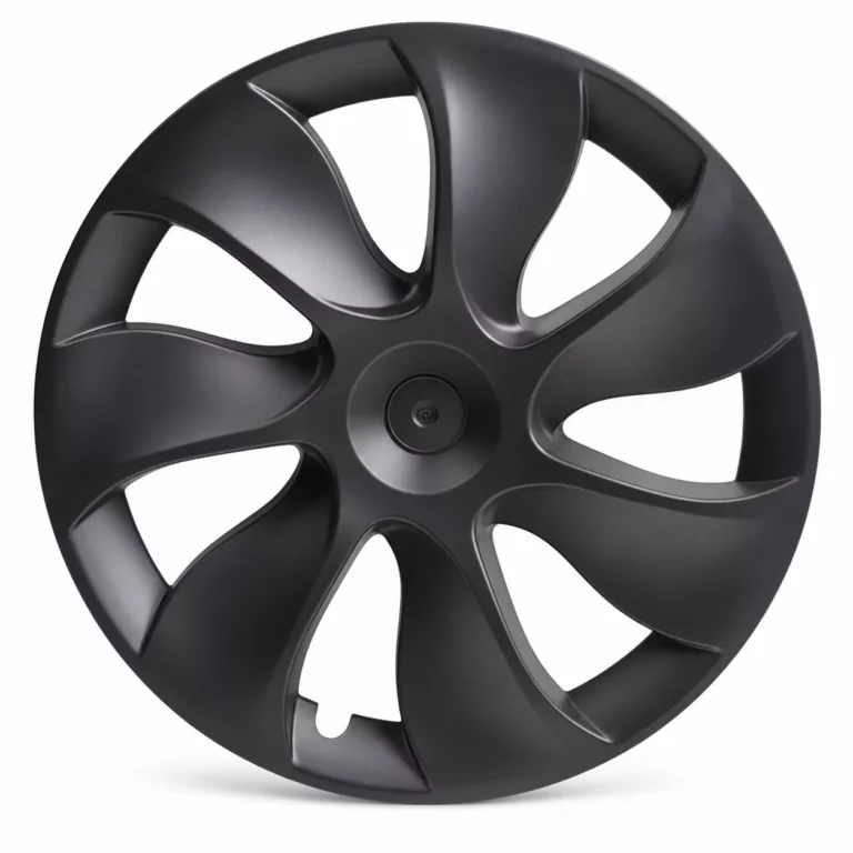 Enjoliveur Grand Cyclone symétrique noir mat pour Tesla Model Y, jante 19 pouces
