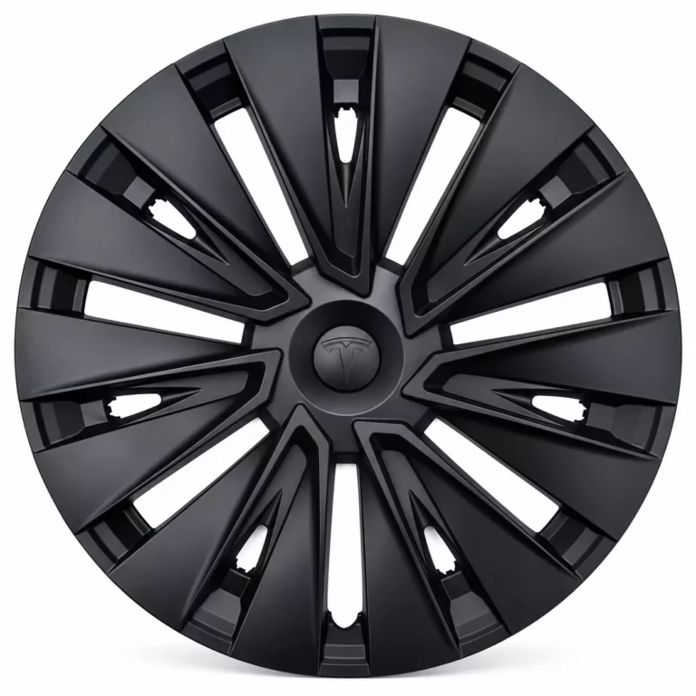 Enjoliveur style Model X noir mat pour Tesla Model Y, jante 19 pouces