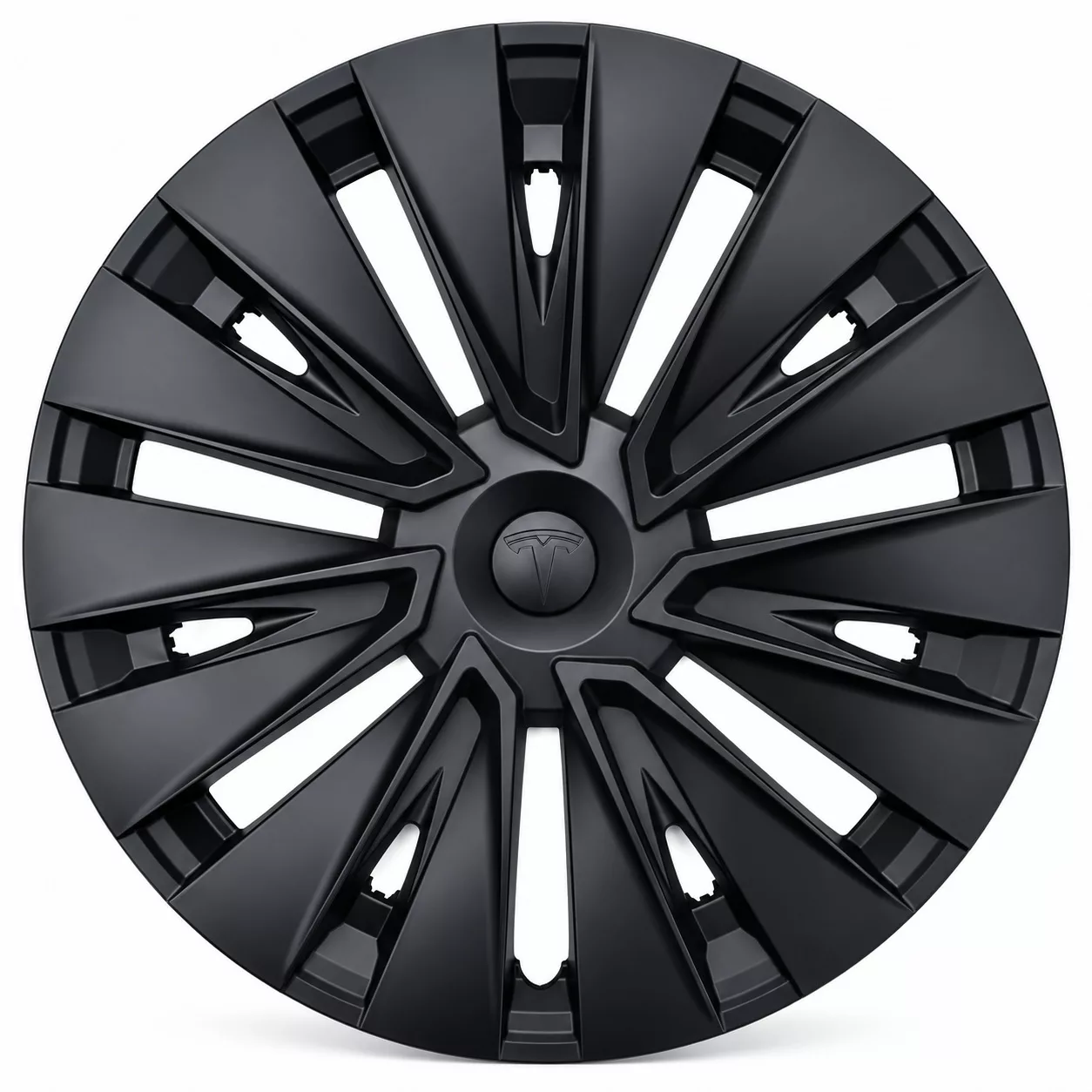 Enjoliveur — style Model X — Model Y — 19 pouces — Noir mat Enjoliveur style Model X noir mat pour Tesla Model Y, jante 19 pouces