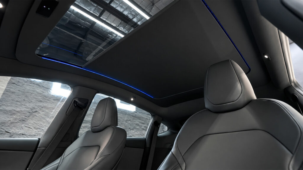 Pare-soleil de toit panoramique électrique pour Tesla Model Y