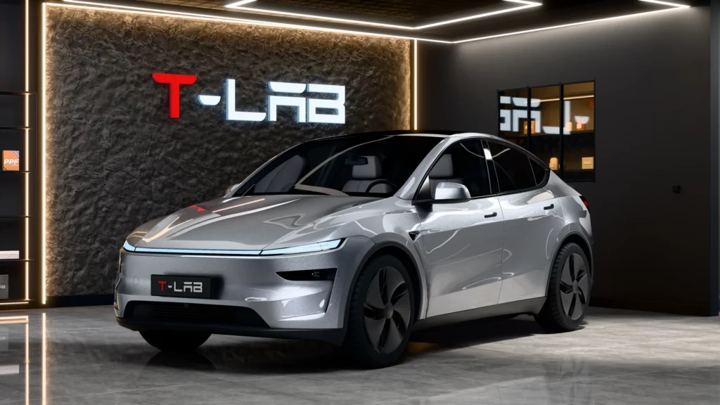 Tesla Model Y, rendu du configurateur T - Lab