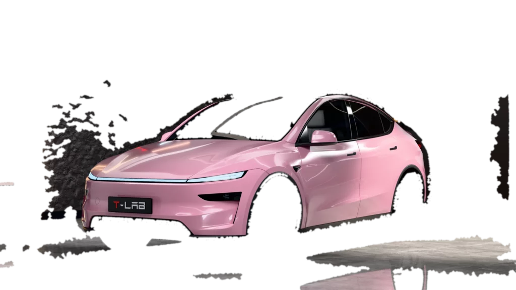 Tesla Model Y en PPF coloré non métallisé Oolong Milk Tea Powder (SJ1001)